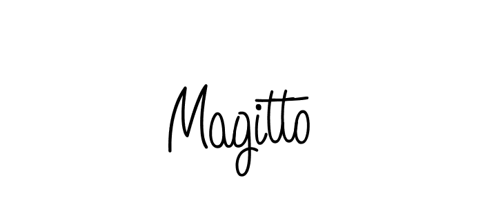 How to make Magitto signature? Angelique-Rose-font-FFP is a professional autograph style. Create handwritten signature for Magitto name. Magitto signature style 5 images and pictures png