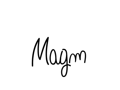 Design your own signature with our free online signature maker. With this signature software, you can create a handwritten (Angelique-Rose-font-FFP) signature for name Magm. Magm signature style 5 images and pictures png