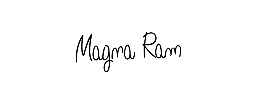 Magna Ram stylish signature style. Best Handwritten Sign (Angelique-Rose-font-FFP) for my name. Handwritten Signature Collection Ideas for my name Magna Ram. Magna Ram signature style 5 images and pictures png