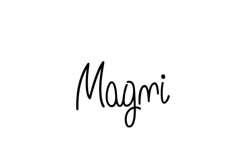 This is the best signature style for the Magni name. Also you like these signature font (Angelique-Rose-font-FFP). Mix name signature. Magni signature style 5 images and pictures png