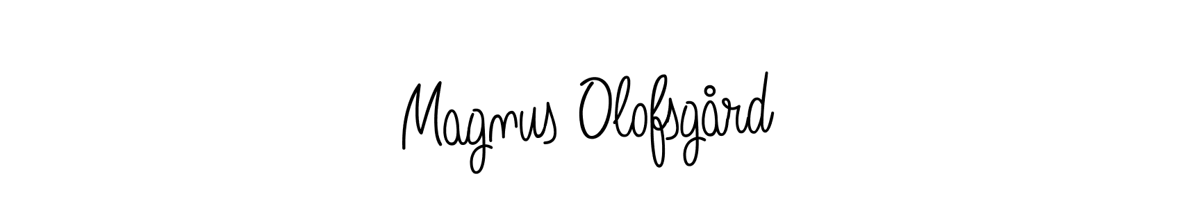 Make a beautiful signature design for name Magnus Olofsgård. Use this online signature maker to create a handwritten signature for free. Magnus Olofsgård signature style 5 images and pictures png