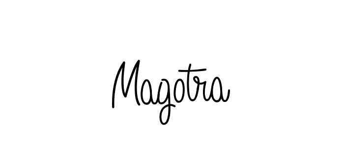 Create a beautiful signature design for name Magotra. With this signature (Angelique-Rose-font-FFP) fonts, you can make a handwritten signature for free. Magotra signature style 5 images and pictures png