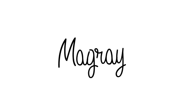 Design your own signature with our free online signature maker. With this signature software, you can create a handwritten (Angelique-Rose-font-FFP) signature for name Magray. Magray signature style 5 images and pictures png