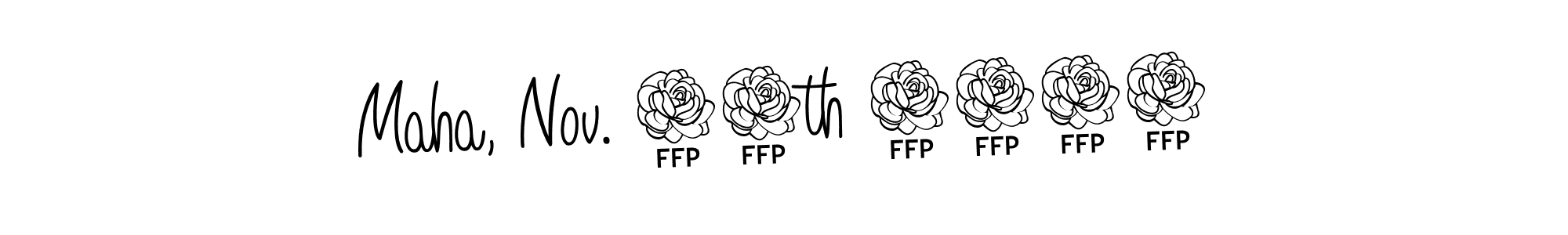 How to Draw Maha, Nov. 28th 2023 signature style? Angelique-Rose-font-FFP is a latest design signature styles for name Maha, Nov. 28th 2023. Maha, Nov. 28th 2023 signature style 5 images and pictures png