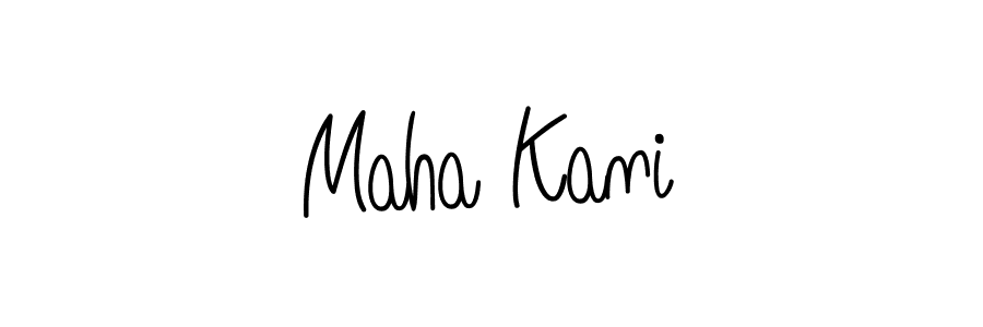How to Draw Maha Kani signature style? Angelique-Rose-font-FFP is a latest design signature styles for name Maha Kani. Maha Kani signature style 5 images and pictures png