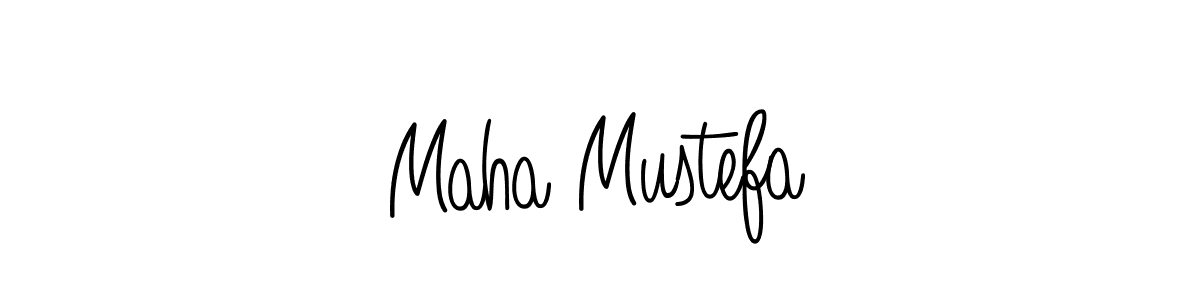 Make a beautiful signature design for name Maha Mustefa. Use this online signature maker to create a handwritten signature for free. Maha Mustefa signature style 5 images and pictures png