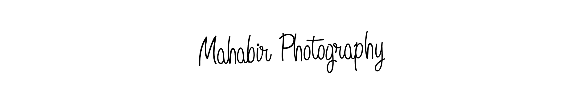 The best way (Angelique-Rose-font-FFP) to make a short signature is to pick only two or three words in your name. The name Mahabir Photography include a total of six letters. For converting this name. Mahabir Photography signature style 5 images and pictures png