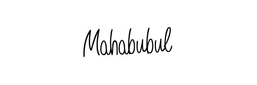 if you are searching for the best signature style for your name Mahabubul. so please give up your signature search. here we have designed multiple signature styles  using Angelique-Rose-font-FFP. Mahabubul signature style 5 images and pictures png