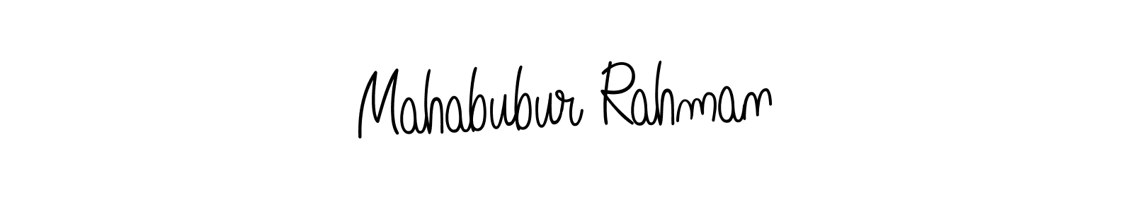 How to make Mahabubur Rahman signature? Angelique-Rose-font-FFP is a professional autograph style. Create handwritten signature for Mahabubur Rahman name. Mahabubur Rahman signature style 5 images and pictures png