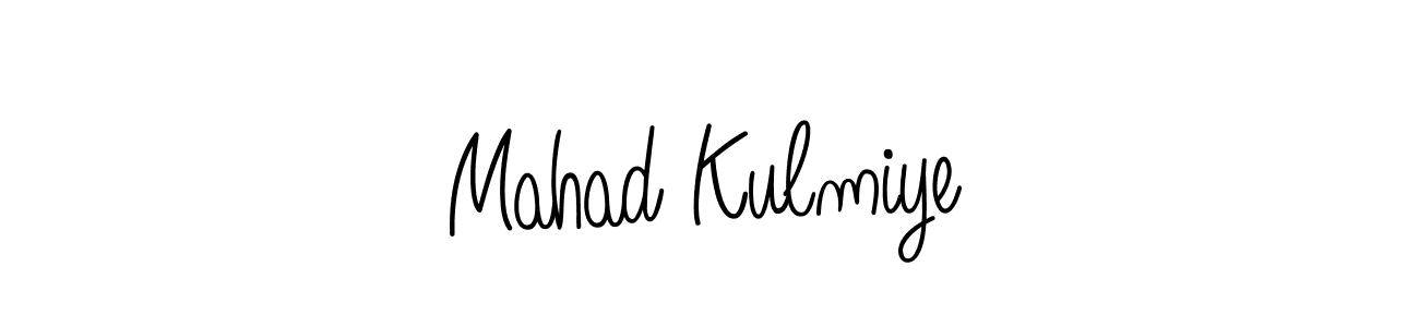 Once you've used our free online signature maker to create your best signature Angelique-Rose-font-FFP style, it's time to enjoy all of the benefits that Mahad Kulmiye name signing documents. Mahad Kulmiye signature style 5 images and pictures png