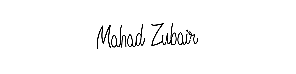 Mahad Zubair stylish signature style. Best Handwritten Sign (Angelique-Rose-font-FFP) for my name. Handwritten Signature Collection Ideas for my name Mahad Zubair. Mahad Zubair signature style 5 images and pictures png