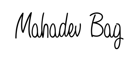 Get an exclusive digital autograph for Mahadev Bag. The Angelique-Rose-font-FFP typeface captures the charm of real penmanship on paper. Mahadev Bag signature style 5 images and pictures png
