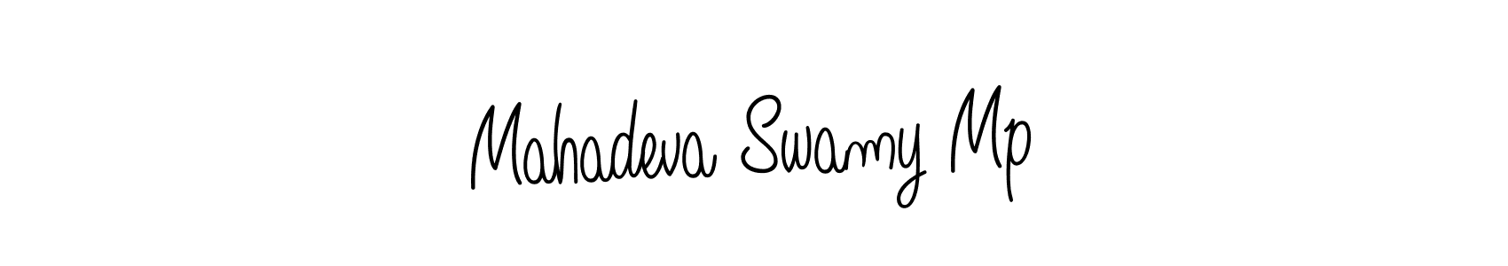 Mahadeva Swamy Mp stylish signature style. Best Handwritten Sign (Angelique-Rose-font-FFP) for my name. Handwritten Signature Collection Ideas for my name Mahadeva Swamy Mp. Mahadeva Swamy Mp signature style 5 images and pictures png