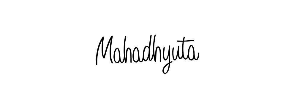 How to make Mahadhyuta signature? Angelique-Rose-font-FFP is a professional autograph style. Create handwritten signature for Mahadhyuta name. Mahadhyuta signature style 5 images and pictures png