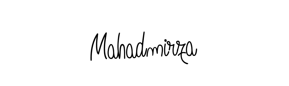 Mahadmirza stylish signature style. Best Handwritten Sign (Angelique-Rose-font-FFP) for my name. Handwritten Signature Collection Ideas for my name Mahadmirza. Mahadmirza signature style 5 images and pictures png