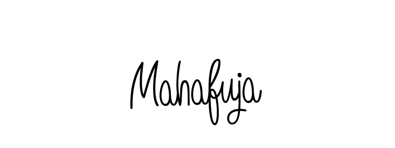 Design your own signature with our free online signature maker. With this signature software, you can create a handwritten (Angelique-Rose-font-FFP) signature for name Mahafuja. Mahafuja signature style 5 images and pictures png