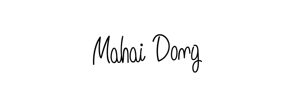 Design your own signature with our free online signature maker. With this signature software, you can create a handwritten (Angelique-Rose-font-FFP) signature for name Mahai Dong. Mahai Dong signature style 5 images and pictures png