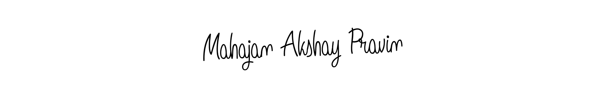 Make a beautiful signature design for name Mahajan Akshay Pravin. Use this online signature maker to create a handwritten signature for free. Mahajan Akshay Pravin signature style 5 images and pictures png