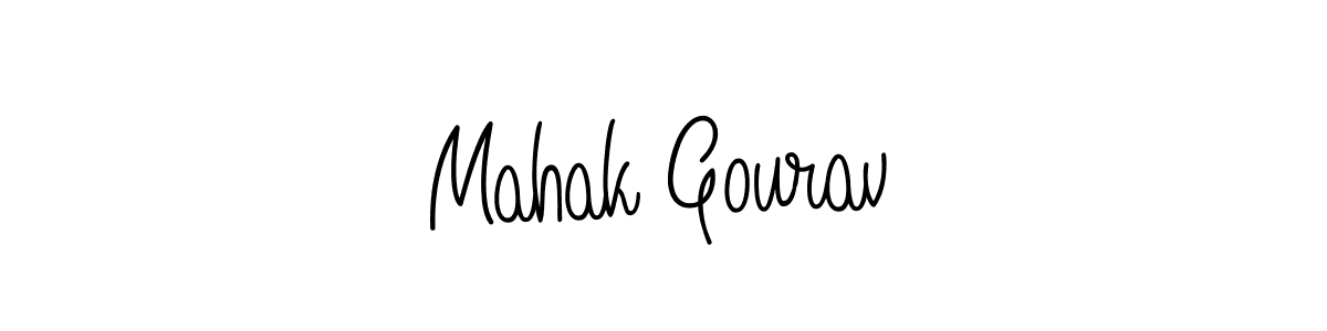 Make a beautiful signature design for name Mahak Gourav. Use this online signature maker to create a handwritten signature for free. Mahak Gourav signature style 5 images and pictures png