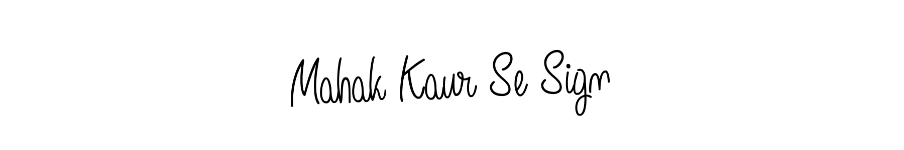 It looks lik you need a new signature style for name Mahak Kaur Se Sign. Design unique handwritten (Angelique-Rose-font-FFP) signature with our free signature maker in just a few clicks. Mahak Kaur Se Sign signature style 5 images and pictures png