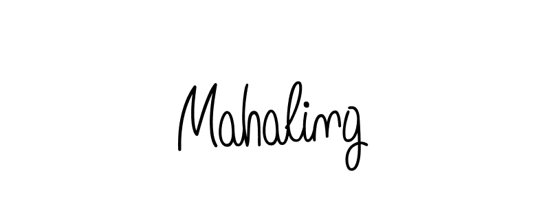 How to make Mahaling signature? Angelique-Rose-font-FFP is a professional autograph style. Create handwritten signature for Mahaling name. Mahaling signature style 5 images and pictures png