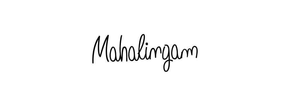 How to Draw Mahalingam signature style? Angelique-Rose-font-FFP is a latest design signature styles for name Mahalingam. Mahalingam signature style 5 images and pictures png