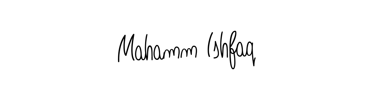if you are searching for the best signature style for your name Mahamm Ishfaq. so please give up your signature search. here we have designed multiple signature styles  using Angelique-Rose-font-FFP. Mahamm Ishfaq signature style 5 images and pictures png