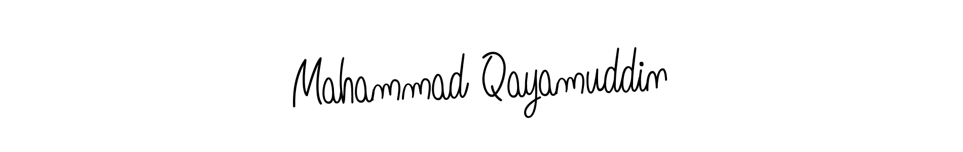 It looks lik you need a new signature style for name Mahammad Qayamuddin. Design unique handwritten (Angelique-Rose-font-FFP) signature with our free signature maker in just a few clicks. Mahammad Qayamuddin signature style 5 images and pictures png