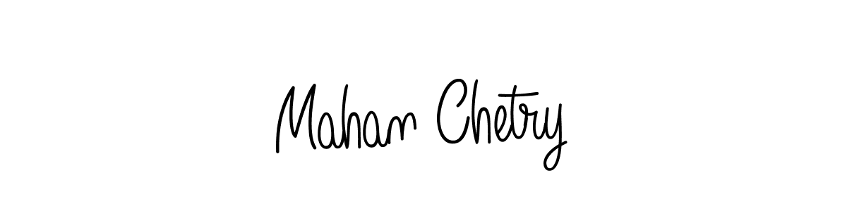 How to make Mahan Chetry signature? Angelique-Rose-font-FFP is a professional autograph style. Create handwritten signature for Mahan Chetry name. Mahan Chetry signature style 5 images and pictures png