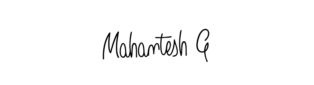 Make a beautiful signature design for name Mahantesh G. With this signature (Angelique-Rose-font-FFP) style, you can create a handwritten signature for free. Mahantesh G signature style 5 images and pictures png