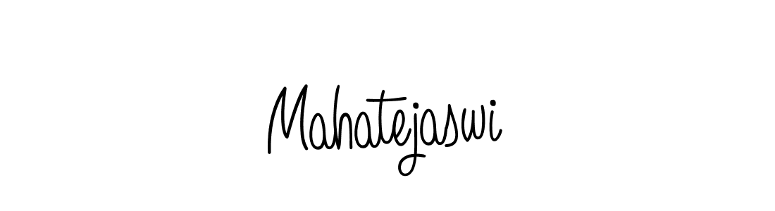 The best way (Angelique-Rose-font-FFP) to make a short signature is to pick only two or three words in your name. The name Mahatejaswi include a total of six letters. For converting this name. Mahatejaswi signature style 5 images and pictures png