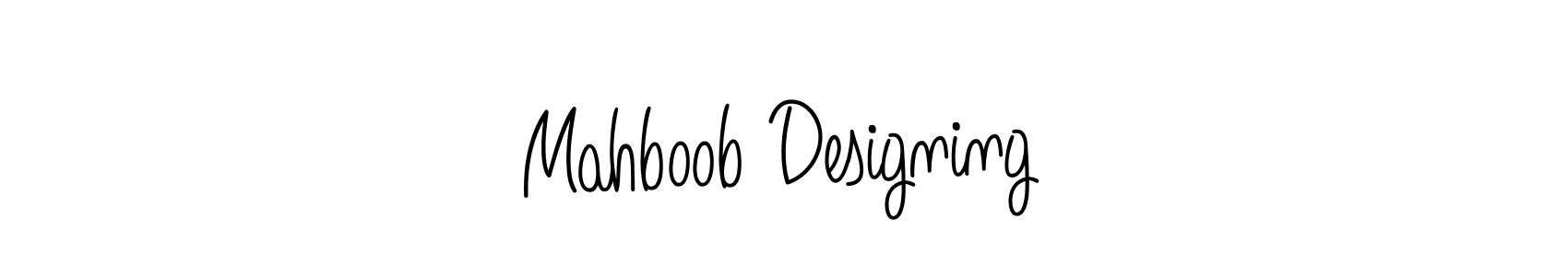 Mahboob Designing stylish signature style. Best Handwritten Sign (Angelique-Rose-font-FFP) for my name. Handwritten Signature Collection Ideas for my name Mahboob Designing. Mahboob Designing signature style 5 images and pictures png