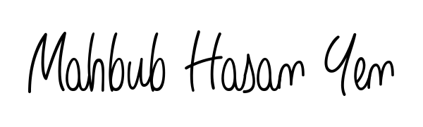 Express your personality with a custom Mahbub Hasan Yen signature crafted with Angelique-Rose-font-FFP typography. Free transparent PNG download available. Mahbub Hasan Yen signature style 5 images and pictures png