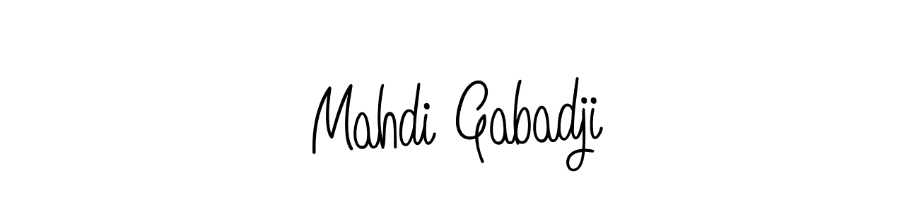 Mahdi Gabadji stylish signature style. Best Handwritten Sign (Angelique-Rose-font-FFP) for my name. Handwritten Signature Collection Ideas for my name Mahdi Gabadji. Mahdi Gabadji signature style 5 images and pictures png