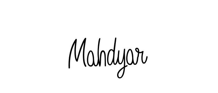 Make a beautiful signature design for name Mahdyar. With this signature (Angelique-Rose-font-FFP) style, you can create a handwritten signature for free. Mahdyar signature style 5 images and pictures png