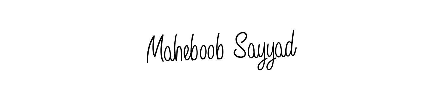 You can use this online signature creator to create a handwritten signature for the name Maheboob Sayyad. This is the best online autograph maker. Maheboob Sayyad signature style 5 images and pictures png