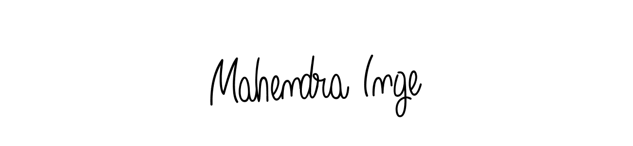 Also You can easily find your signature by using the search form. We will create Mahendra Inge name handwritten signature images for you free of cost using Angelique-Rose-font-FFP sign style. Mahendra Inge signature style 5 images and pictures png