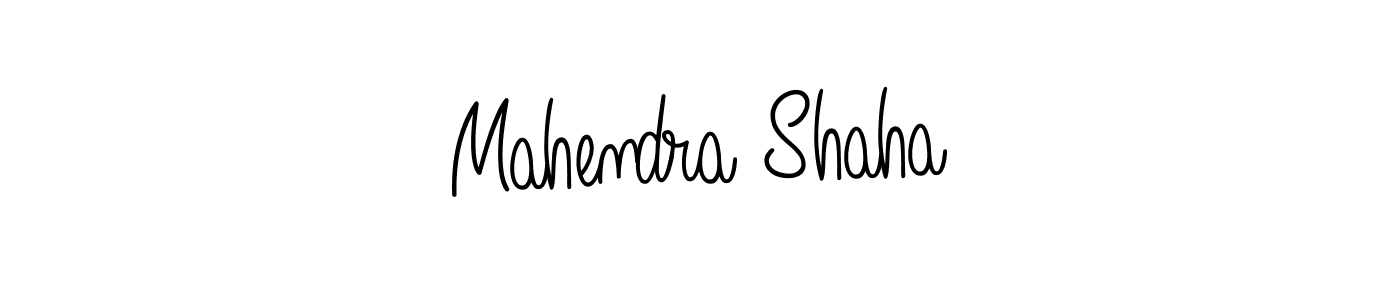Also we have Mahendra Shaha name is the best signature style. Create professional handwritten signature collection using Angelique-Rose-font-FFP autograph style. Mahendra Shaha signature style 5 images and pictures png