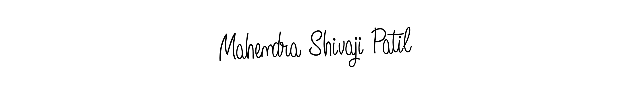 How to make Mahendra Shivaji Patil name signature. Use Angelique-Rose-font-FFP style for creating short signs online. This is the latest handwritten sign. Mahendra Shivaji Patil signature style 5 images and pictures png