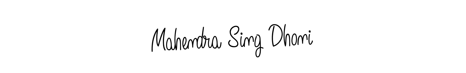 Mahendra Sing Dhoni stylish signature style. Best Handwritten Sign (Angelique-Rose-font-FFP) for my name. Handwritten Signature Collection Ideas for my name Mahendra Sing Dhoni. Mahendra Sing Dhoni signature style 5 images and pictures png