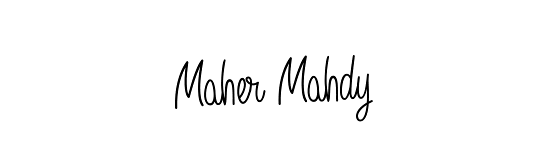 How to make Maher Mahdy signature? Angelique-Rose-font-FFP is a professional autograph style. Create handwritten signature for Maher Mahdy name. Maher Mahdy signature style 5 images and pictures png