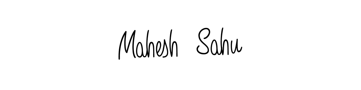 Also we have Mahesh  Sahu name is the best signature style. Create professional handwritten signature collection using Angelique-Rose-font-FFP autograph style. Mahesh  Sahu signature style 5 images and pictures png