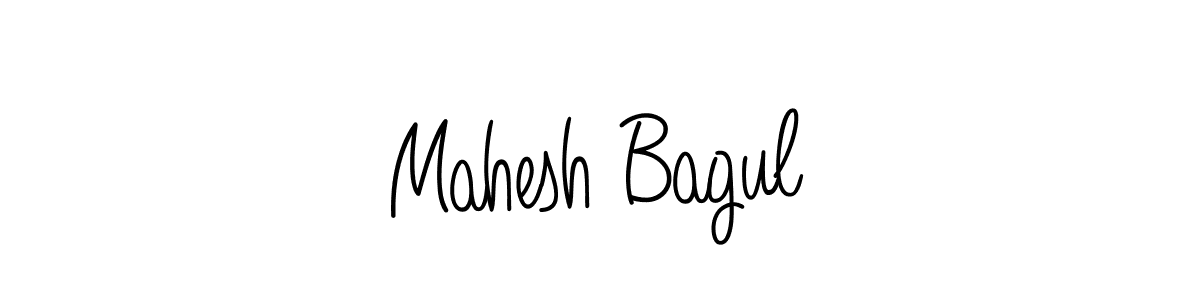 Make a beautiful signature design for name Mahesh Bagul. With this signature (Angelique-Rose-font-FFP) style, you can create a handwritten signature for free. Mahesh Bagul signature style 5 images and pictures png