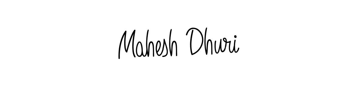 How to make Mahesh Dhuri name signature. Use Angelique-Rose-font-FFP style for creating short signs online. This is the latest handwritten sign. Mahesh Dhuri signature style 5 images and pictures png