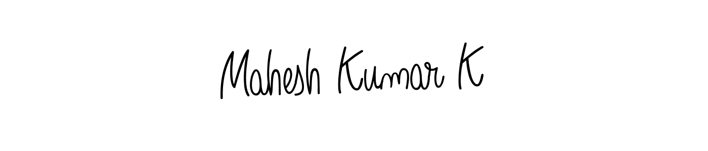 This is the best signature style for the Mahesh Kumar K name. Also you like these signature font (Angelique-Rose-font-FFP). Mix name signature. Mahesh Kumar K signature style 5 images and pictures png