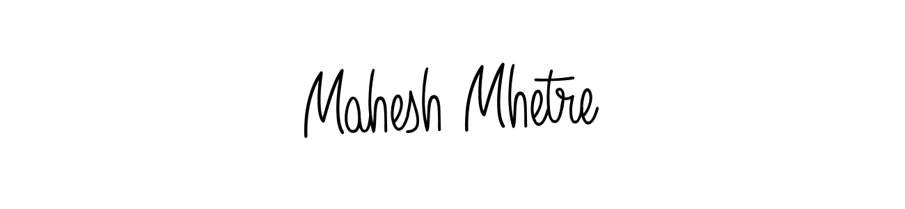 You should practise on your own different ways (Angelique-Rose-font-FFP) to write your name (Mahesh Mhetre) in signature. don't let someone else do it for you. Mahesh Mhetre signature style 5 images and pictures png