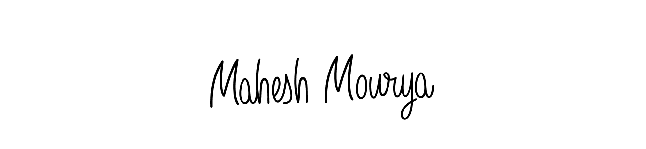 Create a beautiful signature design for name Mahesh Mourya. With this signature (Angelique-Rose-font-FFP) fonts, you can make a handwritten signature for free. Mahesh Mourya signature style 5 images and pictures png