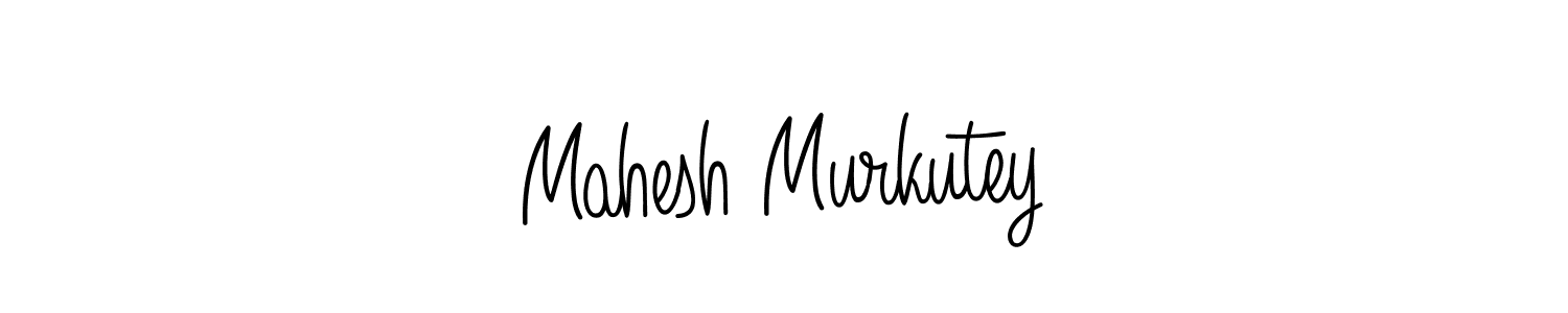 Design your own signature with our free online signature maker. With this signature software, you can create a handwritten (Angelique-Rose-font-FFP) signature for name Mahesh Murkutey. Mahesh Murkutey signature style 5 images and pictures png