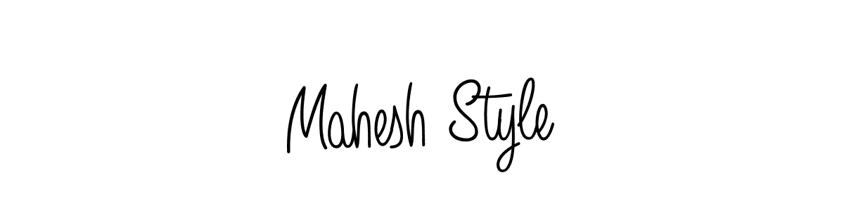 Design your own signature with our free online signature maker. With this signature software, you can create a handwritten (Angelique-Rose-font-FFP) signature for name Mahesh Style. Mahesh Style signature style 5 images and pictures png