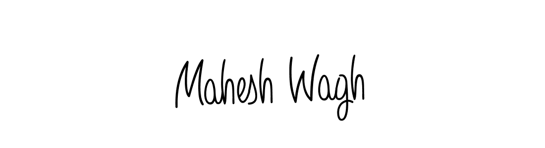 Make a beautiful signature design for name Mahesh Wagh. With this signature (Angelique-Rose-font-FFP) style, you can create a handwritten signature for free. Mahesh Wagh signature style 5 images and pictures png